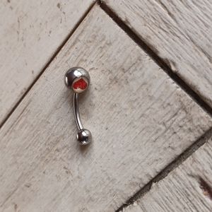 Heart belly ring